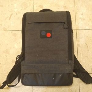 Pinqponq backpack - steel grey / blue